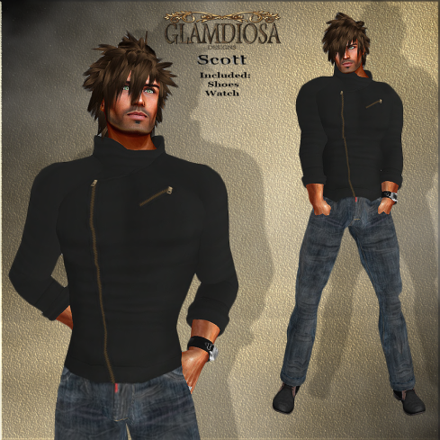 GLAMDIOSA SCOTT black